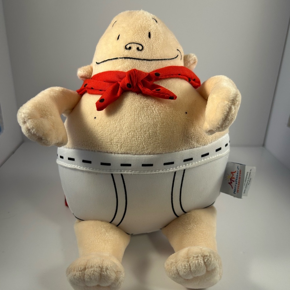Captain Underpants 8-inch Plush Doll with Cape